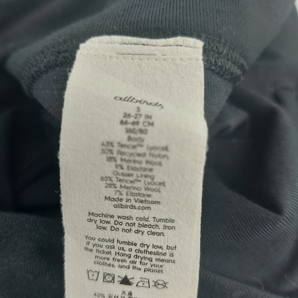 allbirds Women's Natural Black Compressive Legging - Picture 10 of 15